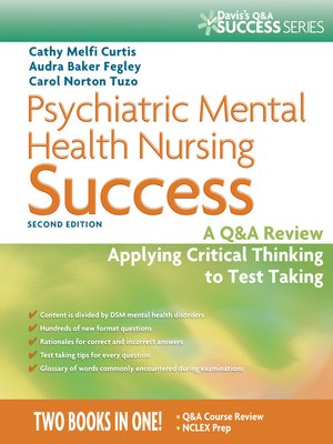 cover image of Psychiatric Mental Health Nursing Success